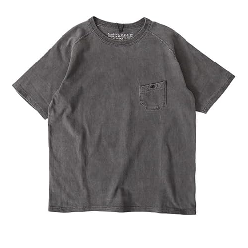 Nigel Cabourn ナイジェルケーボン 9.5oz ピグメント 胸ポケットTシャツ 80480021031 半袖Tシャツ メンズ【50-Charcoal(121)】 Nigel Cabourn ナイジェルケーボン 9.5oz ピグメント 胸ポケットTシャツ 80480021031 半袖Tシャツ メンズ【50-Charcoal(121)】