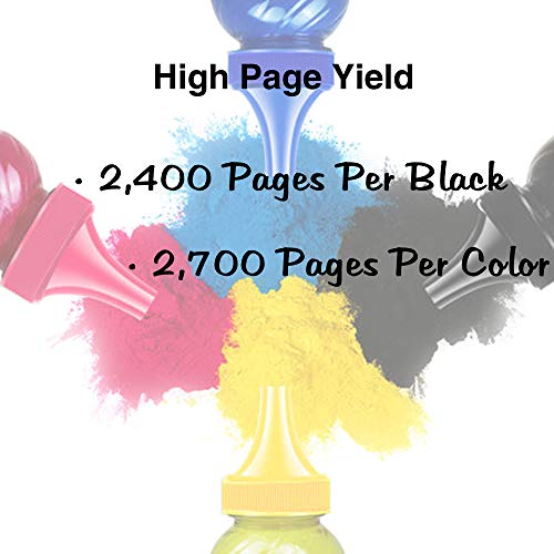 Hi-Vision Hi-Yields Compatible Toner Cartridge Replacement For Hp Cf380A ( Black,Cyan,Magenta,Yellow , 4-Pack ) #TOP3