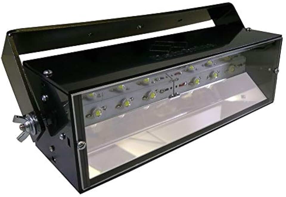 Super Strobo de Led Deltrônica E300 Branco, Equivalente 300W
