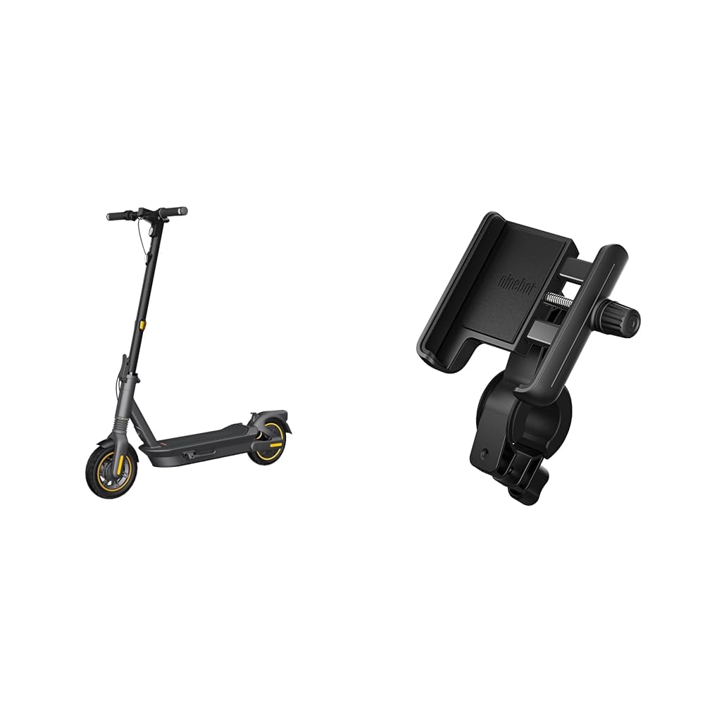 Segway Ninebot MAX KickScooter, Up to 25/40/43 Mi Range, 18.6/22 MPH Max. Speed, Power by 350W/450W Motor, Dual Brakes and Cruise Control, Electric Scooter for Adults, UL-2272 Certified