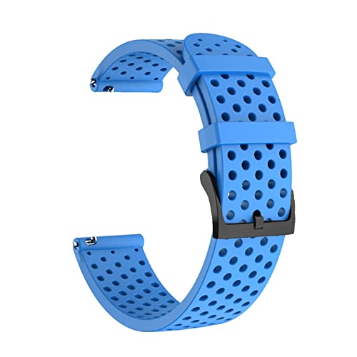 Pulsera de banda de reloj de silicona de 20 mm para la banda para la banda de fitness Suunto 3 para Polar Ignite/2/Unite Smartwatch Belt Wredband