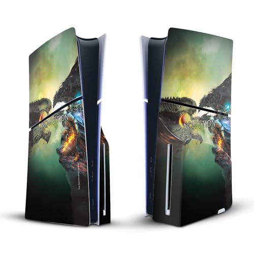Skin PS5 Slim Dragon Age Inquisition autocollant vinyle console disque par Head Case Designs