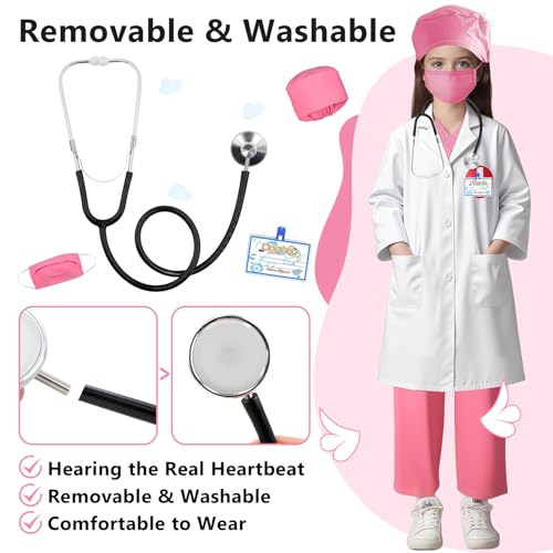 Disfraz de Doctor para Niños Set 7 Piezas miniatura 3