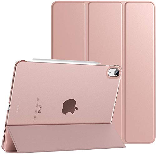 MOCA for iPad Air 11 Inch Case M2 2024, iPad Air 5th Generation Case 2022/iPad Air 4th Gen Case 2020 10.9 Inch, Slim Hard PC Translucent Back Shell Smart Cover Fit iPad Air Case-image-25