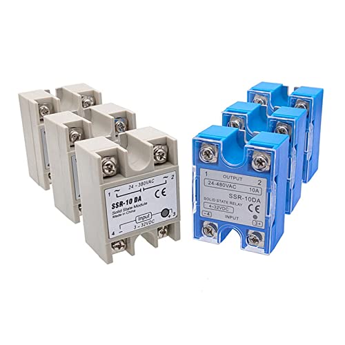 SSR 100DA relais monophasé coque bleue pour automatisation de chauffage domestique