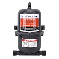 SUNGOOYUE Wasser Akkumulator Tank 0,75L RV Druck 125psi Massimo mit 2 Klemmen und 1 PTFE -Band, Einfache Installation für Wohnwagen und Yachten