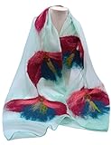 fular de lana y seda Lana merina Fular de seda y lana. Nuno fieltro, 170x45cm.