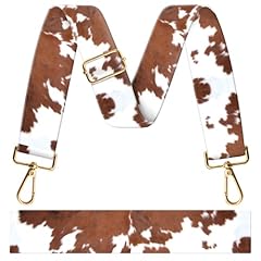 Brown White Cowhide