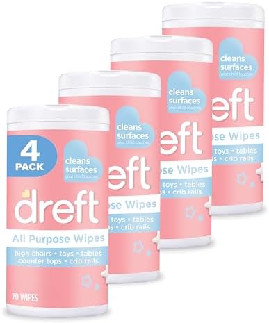 Dreft Multi-Surface All-Purpose Gentle Cleaning Wipes for Baby To...