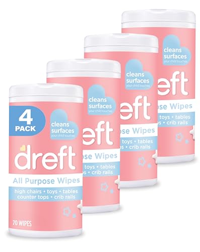 Dreft Multi-Surface All-Purpose Gentle Cleaning Wipes for Baby To...