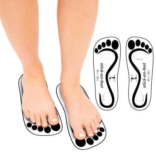Economy 25 Pairs(50feet) Black Spray Tan Stick on Feet Disposable Spa Sole Protector Foot for Sunless Tanning