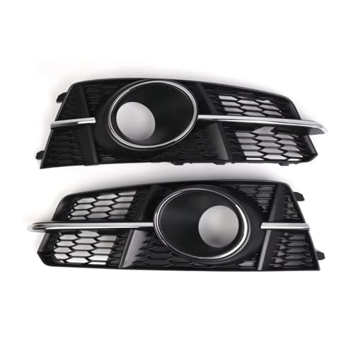 Calandre antibrouillard Audi A6 C7 finition silver jonc chromé pare-chocs