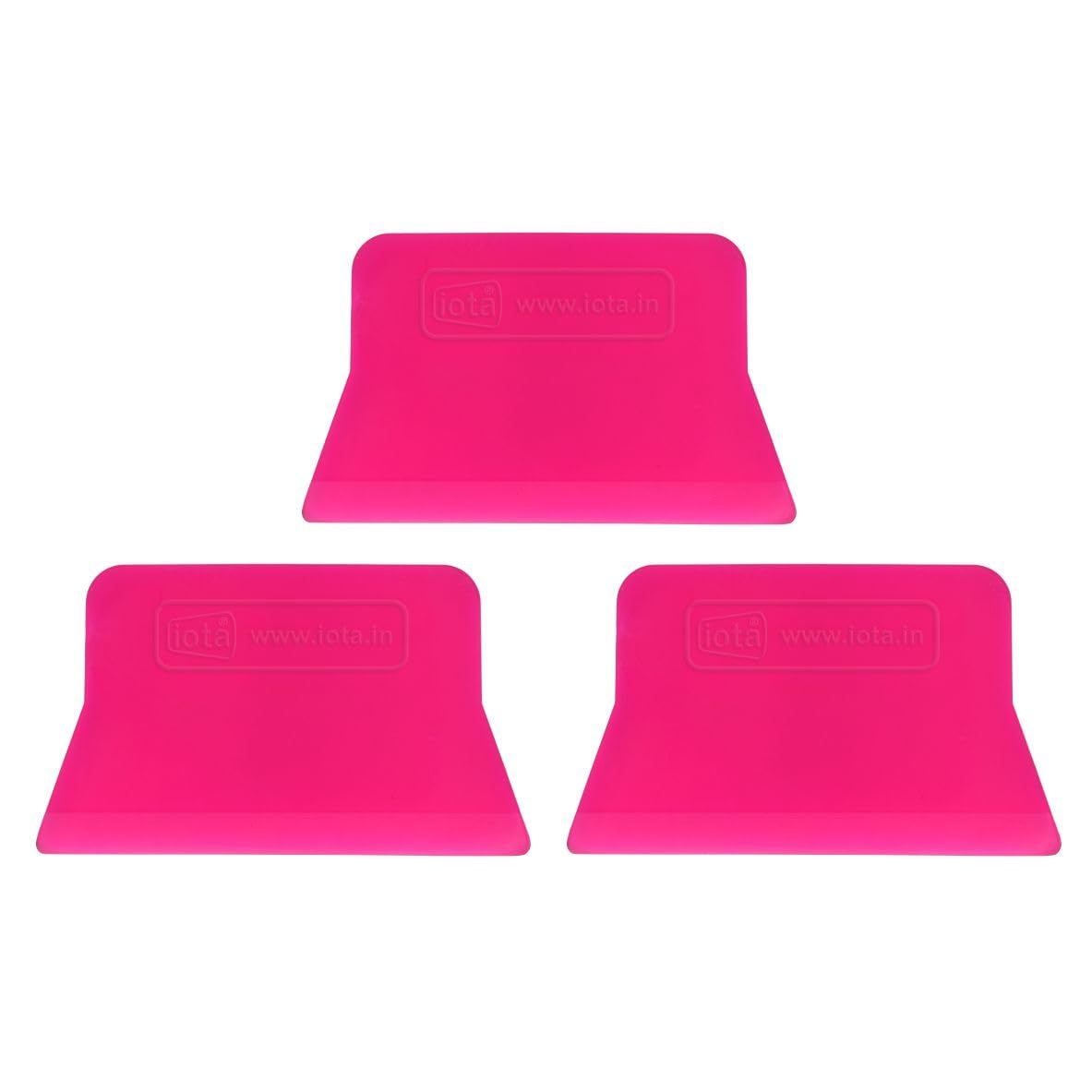 iota PPF Squeegee Anti-Scratch Rubber Tool for Vinyl Wrap | Window Tint | PPF Installation Squeegee | Wallpaper Installation Tool 5x3in | Pack of 3-picture-28
