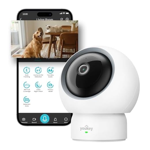 youkey 2.5K Indoor Pet Camera