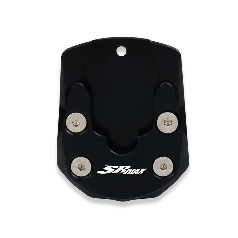Support béquille moto SRMAX extension latérale pour parking herbe goudron