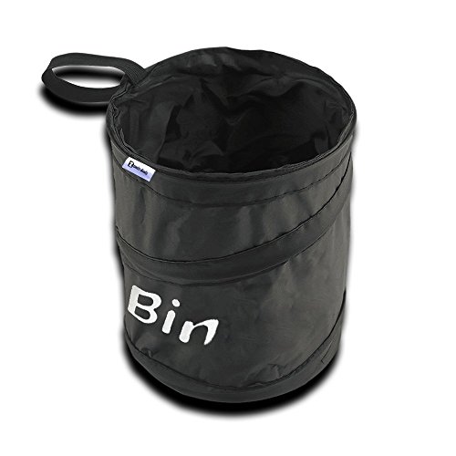 Zento Deals Portable Car Trash Can -Traveling Pop up Leak Proof Car Garbage Bag Collapsible