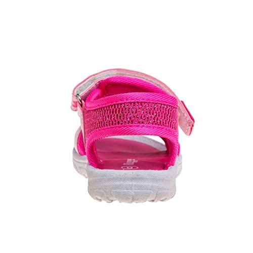 Image of Rugged Bear Girls Sport Active Summer Open Toe Sandals (Toddler)