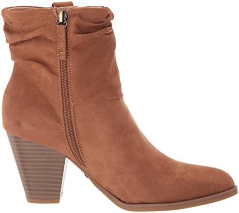 Dr. Scholl's Womens Kall Me Western Bootie Brown Fabric 9 M | Image 5