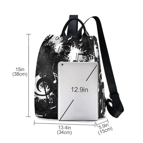 Mochila para mujer a la moda con cierre de seguridad posterior anticaídas 3
