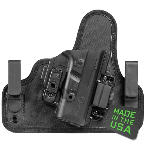 Alien Gear ShapeShift 4.0 IWB Gun Holster for Concealed Carry - Cant & Ride Height Adjustments for Optimal Comfort & Versatility - Right-Hand - Custom Fit for Glock 27