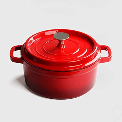 SUNMME Enameled Dutch Oven Quart Pre-Seasoned Pot with Lid, Non-Stick Slow Cook Self-Basting Cookware, Round Casserole Dish (white Dinosaur Doodle4)