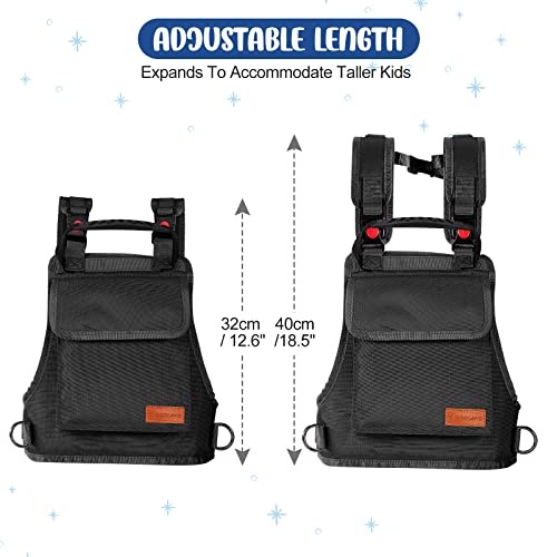 image for Odoland Ski and Snowboard Training Harness for Kids, Skiing Strap with