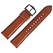 Produktbild Fossil Uhrenarmband 22mm Leder Braun Glatt - Schnellverschluss Easy Fix Wechsel System FS-5305 | LB-FS5305