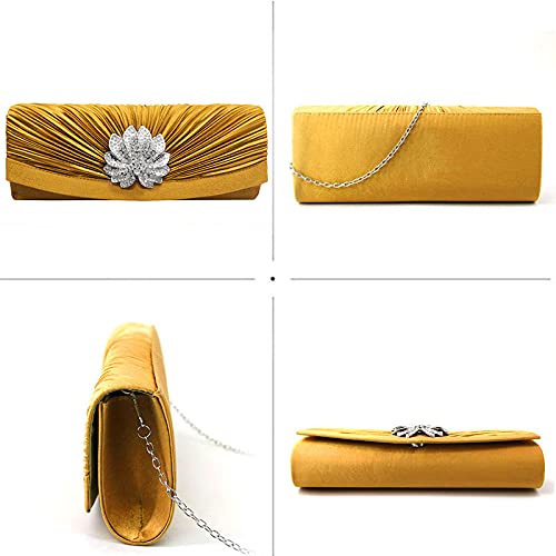 Image of Goclothod Evening Clutch Handbag Women Fashion Crossbody Shoulder Bag Chain Purse