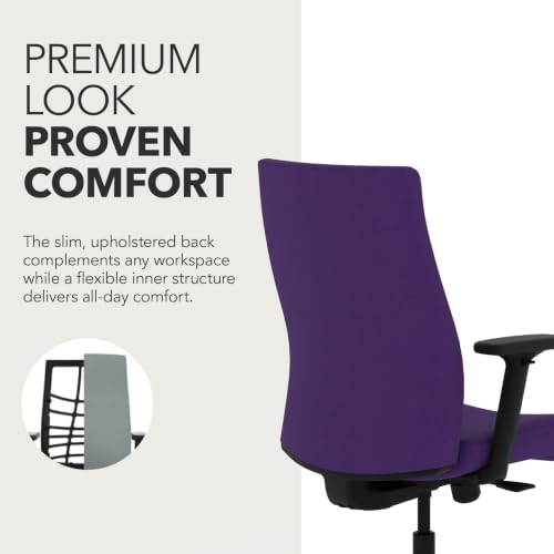 Image of HON Ignition 2.0 Ergonomic Office Chair, Lumbar Support, Desk Chair, Iris