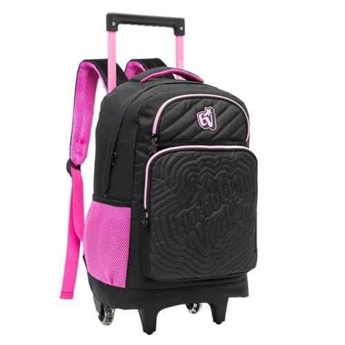 Mochila de Rodinhas com Alças Escolar 17 Emilly Vick College