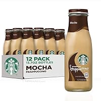 12-Pack 13.7 Oz Starbucks Frappuccino Coffee Drink Mocha Bottles