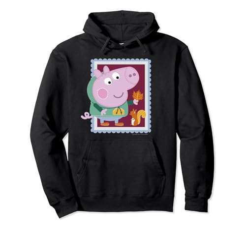 Pullover Peppa Pig avec broderie timbre anti-frottement en coton