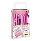 BIC Stifte Set: 2 Kugelschreiber, 1 Federmäppchen, 1 Fineliner, 2 Bleistifte, 1 Tintenroller & 3 Permanent Marker, Pink & Purple Set