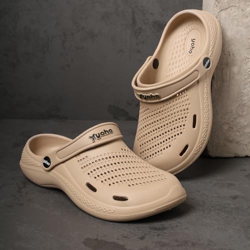 Image of YOHO Classic Clogs for Men | Cushioned Footwear | Lightweight | Waterproof l Stylish