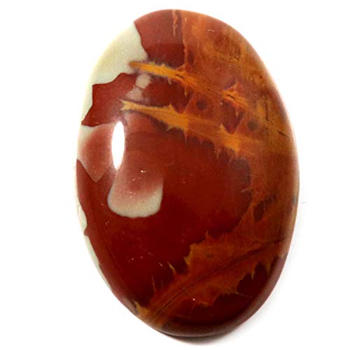Noreena Jaspe cabochon pierre gemme naturelle ovale 38,6 carats minéral en vrac