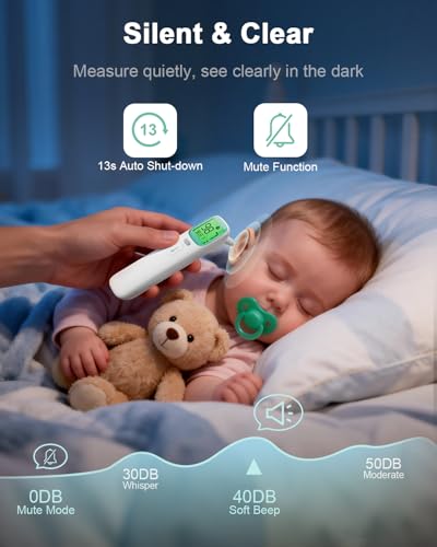 image for Synolmedic Baby Thermometer for Kids - Ear Thermometer FSA-HSA Eligibl