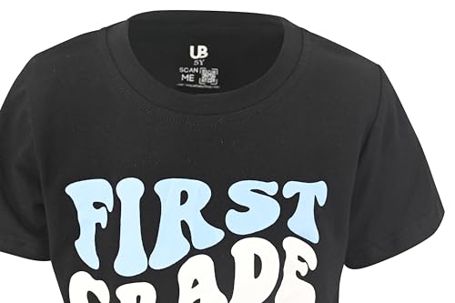 Image of Unique Baby Boys 1st Grade Vibes Only Back to School T Shirt