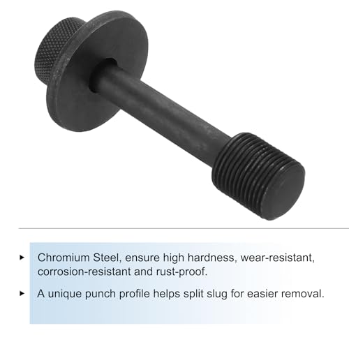 Image of HARFINGTON Knockout Draw Stud M20 x 1.5 M10 x 1 Thread Replacement Hydraulic Draw Stud with Lock Cap Gasket Punches Hole-Making Kit Available for Hydraulic Drivers