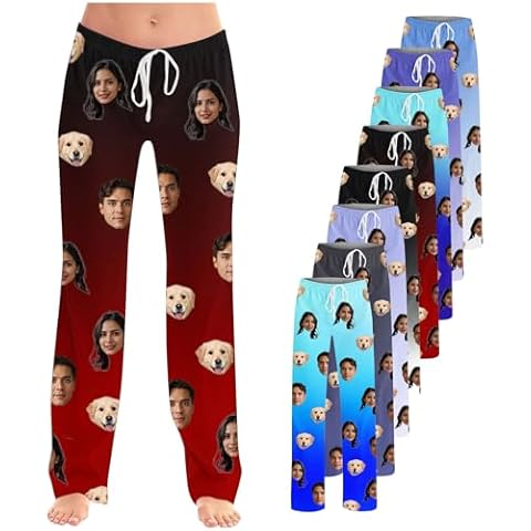 custom dog pajama pants pet pajamas for men customizable pajamas personalized pet gifts customized pajamas for women Cover