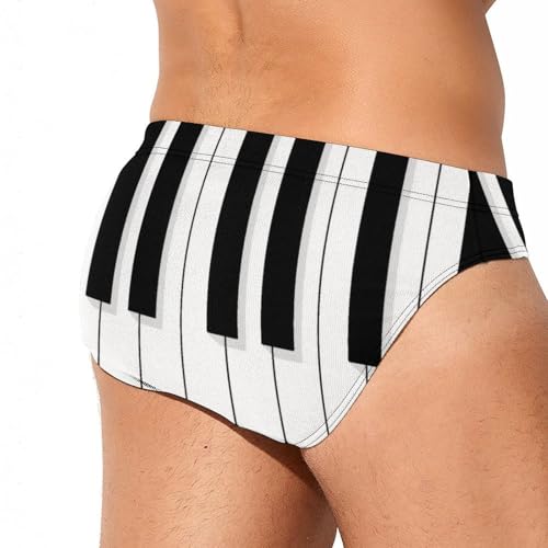 Men & Boy's Low Rise Swim Beach Briefs Contour Pouch Swim Trunks3