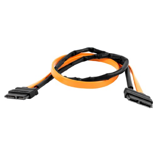 Cable adaptador Serial ATA SATA 7+6P F/F 54 cm