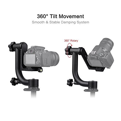 Gimbal-Stativkopf für DSLR-Kameras von Andoer