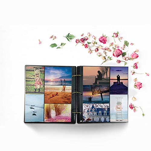 image for ZBEIVAN Dried Flower Photo Albums 4x6 Hlods 500 Horizontal and Vertica