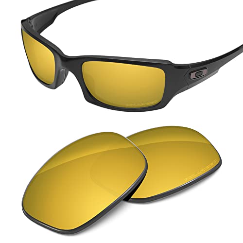 Image of Performance Lenses Compatible with Oakley Fives Squared OO9238, Polarized, UV Protection, Anti-Scratch