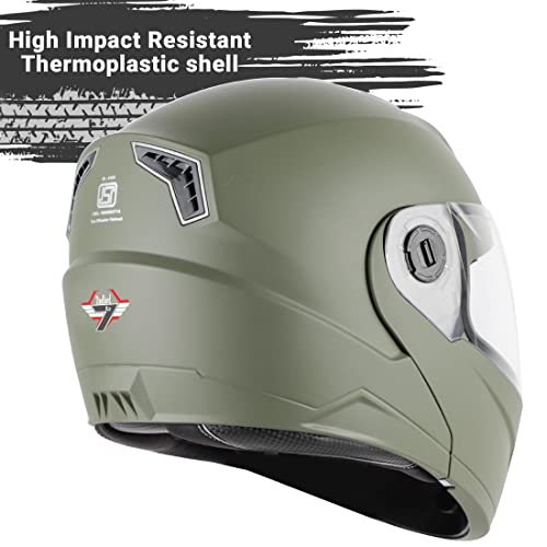 Image of Steelbird SBA-7 7Wings ISI Certified Flip-Up Helmet for Men and Women