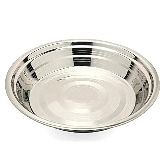 Image of Royal Stainless Steel Atta Parat- Silver