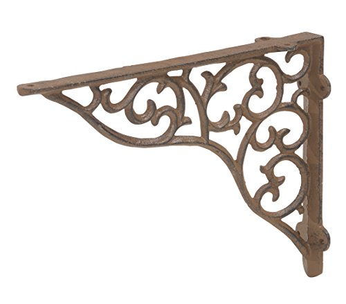 Dehner Regalträger nostalgisch, ca. 23 x 20 x 4 cm, Gusseisen,...