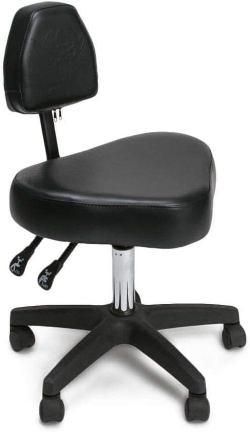 Precision Professional Tattoo Stool - Black