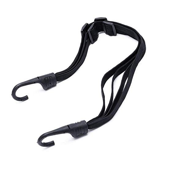 2 Hooks Motorcycles Strength Retractable Helmet Luggage Elastic Rope Strap Universal for All Bikes