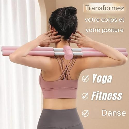 Bâton de Yoga et correcteur de dos pour gym à la maison